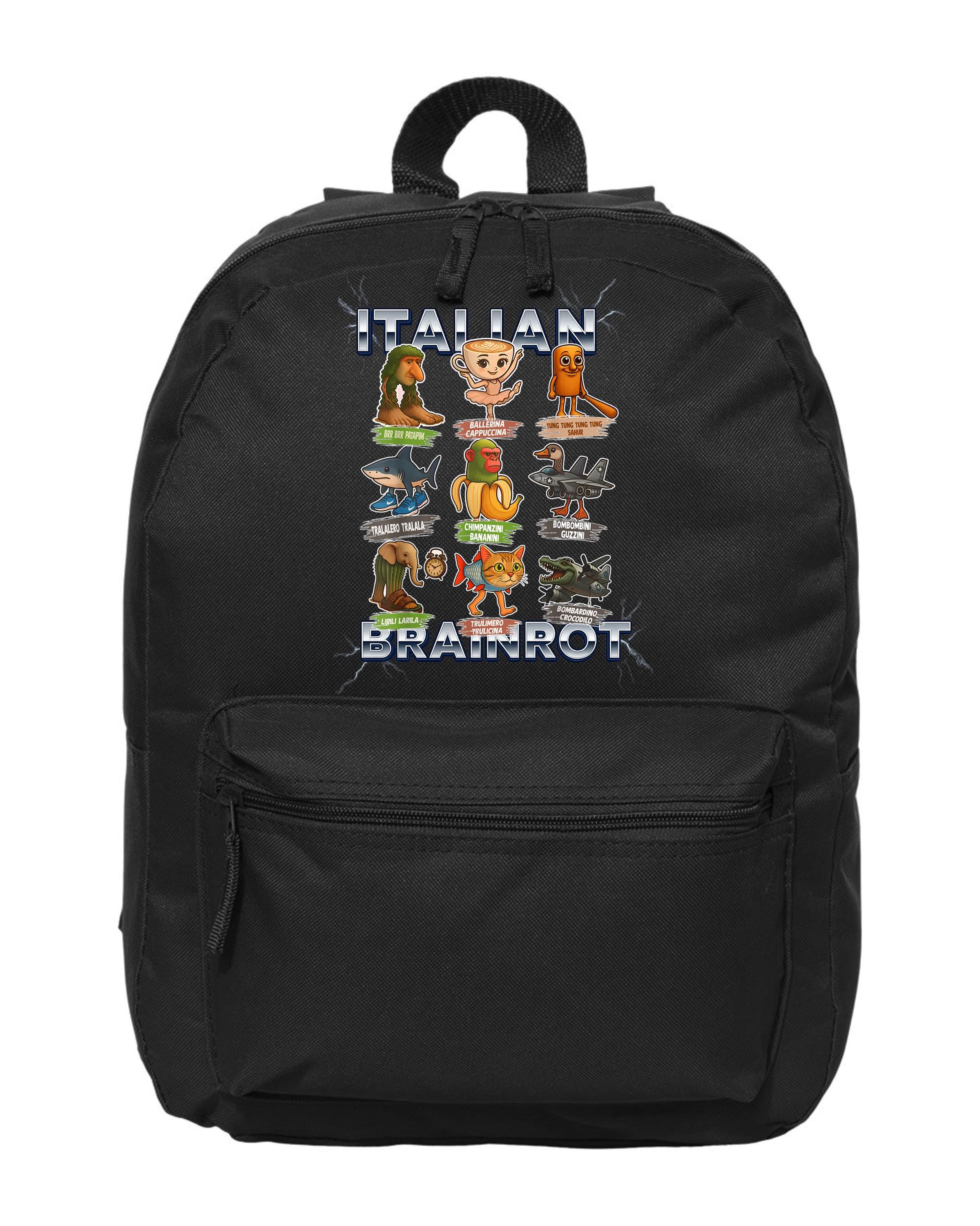 Italian Brianrot Backpack Funny Cappuccino Assassino - Etsy