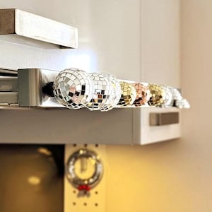 Disco Ball Magnets: Retro Boho Home Decor, Fridge Magnets,