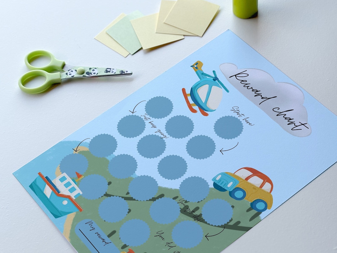 Toilet Training Chart, Printable Habit Tracker Evening Routine