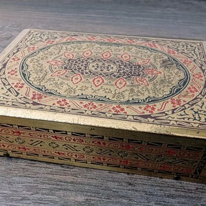 Vintage, alte Messing Dose, Schatulle, Schmuckdose, Schmuckkästchen, Zigarettendose