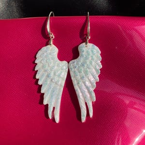 Dangle Earrings Angel Wings