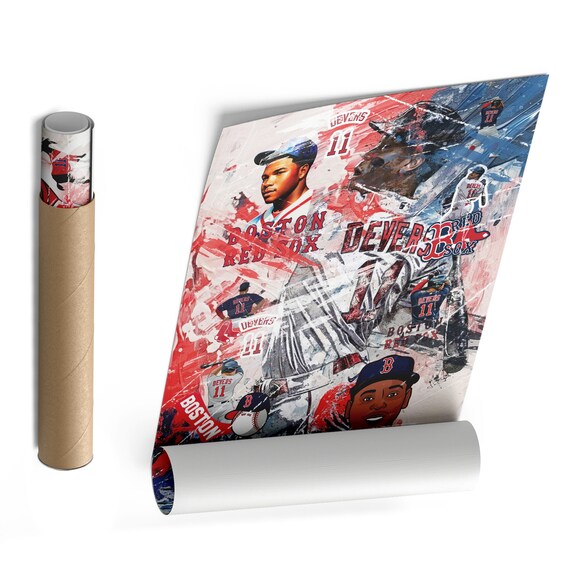 Rafael Devers Boston Red Sox Pop Art Canvas – Vibrant MLB Wall Print,  Baseball Gift, Sports Decor for Home, Office, or Man Cave