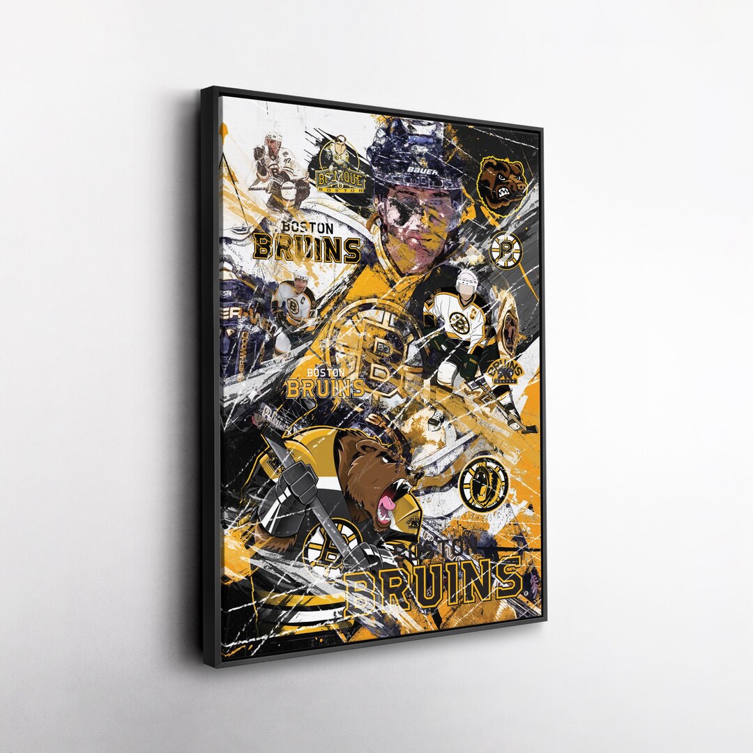 Ray Bourque Boston Bruins Pop Art Canvas Vibrant NHL Wall Print — free download