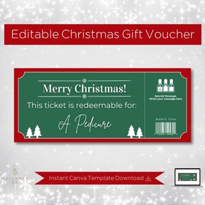 Pediküre-Weihnachtsgeschenk-Karte