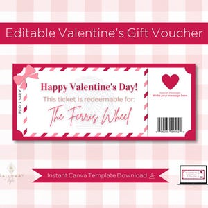 Riesenrad Valentinstag Geschenkkarte