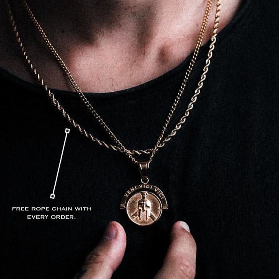 Hercules Vs. Achelous - Double Sided Pendant | Stoicism Greek God