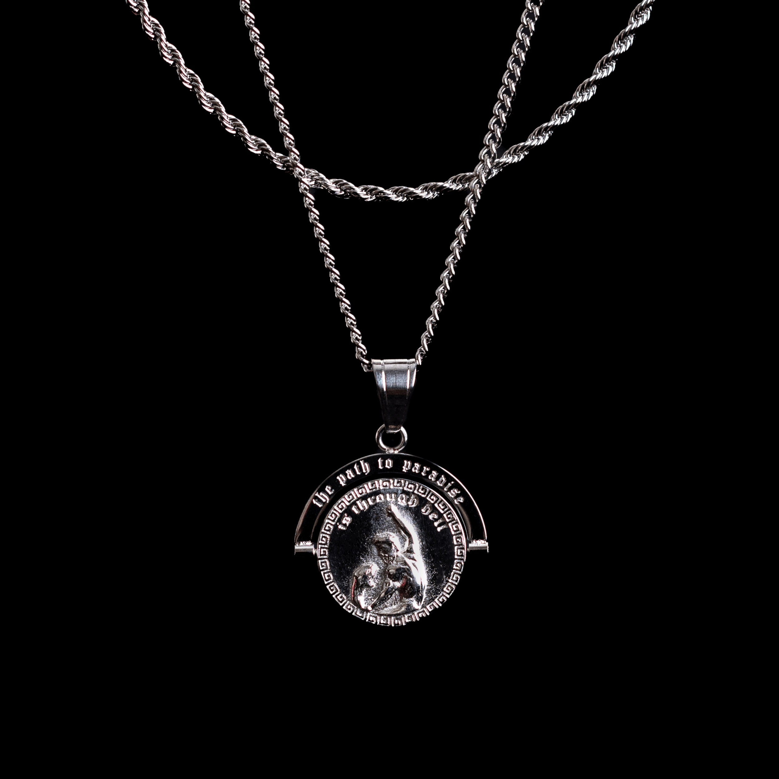 Hercules Vs. Achelous - Double Sided Pendant | Stoicism Greek God 