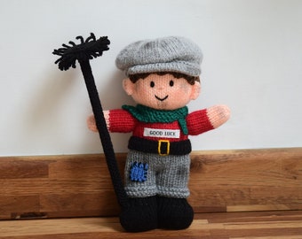Hand Knitted Good Luck Chimney Sweep *Ash*