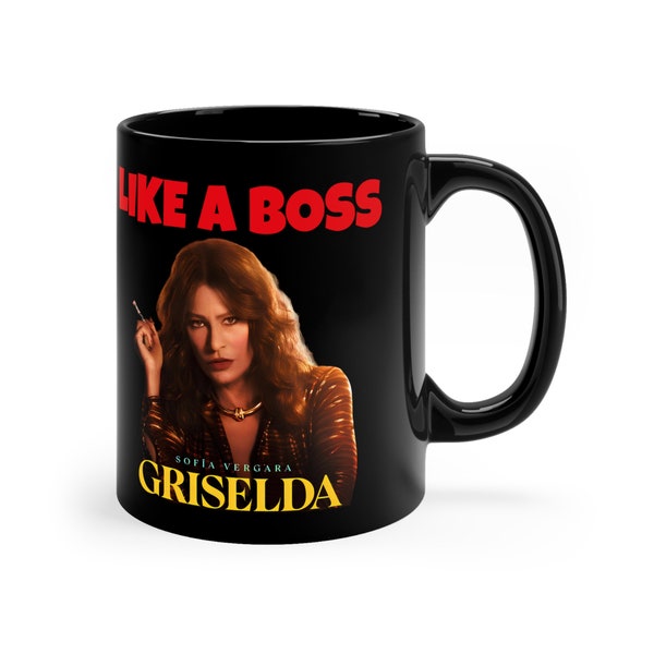 Griselda Mug, Griselda Netflix Mug, Griselda Movie Mug, Griselda Sofia Vergara Mug, Sofia Vergara Mug, 11oz Black Mug