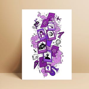 TAROT TURM Digitaldruck