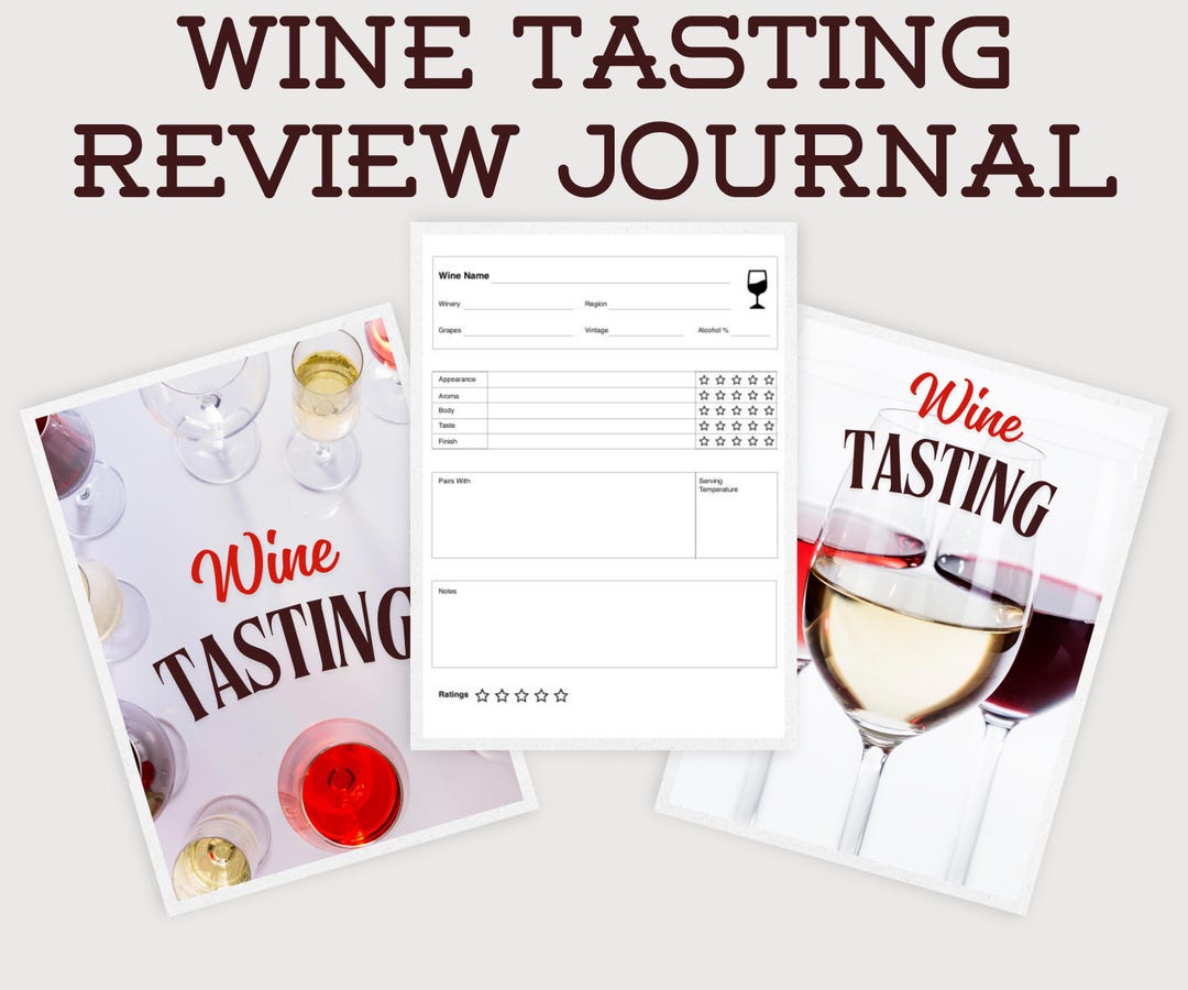 Wine Tasting Review Journal | Record Tastings & Review | Wine Tasting ...