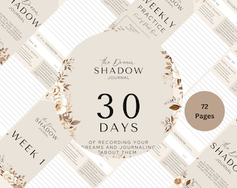 EDITABLE Dream Journal | Printable Dream Diary With Prompts | Dream ...