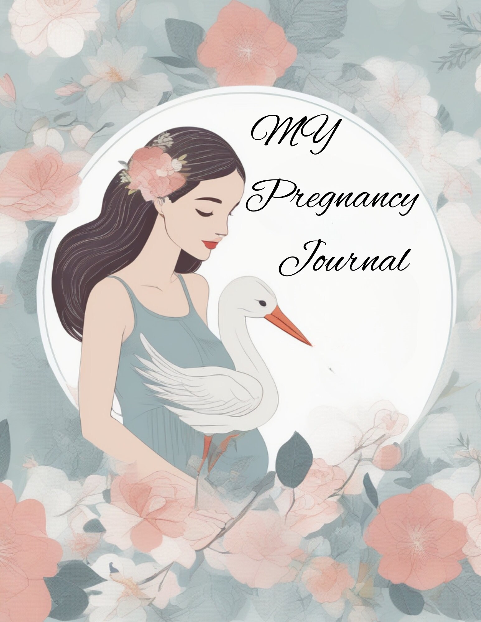 Pregnancy Journal and Planner Pages - Pregnancy Diary - Notebook for Mom and Baby With Prompts ...