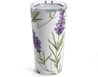 Spring Time, Lavender Tumbler 20oz