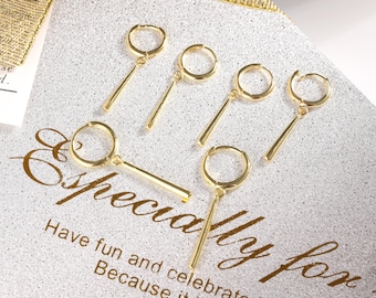 18 kt gouden zoro-zwaardoorbellen, op anime geïnspireerde bengelsieraden, hypoallergene lichtgewicht cadeaus voor fans uit één stuk, uniek cosplayaccessoire