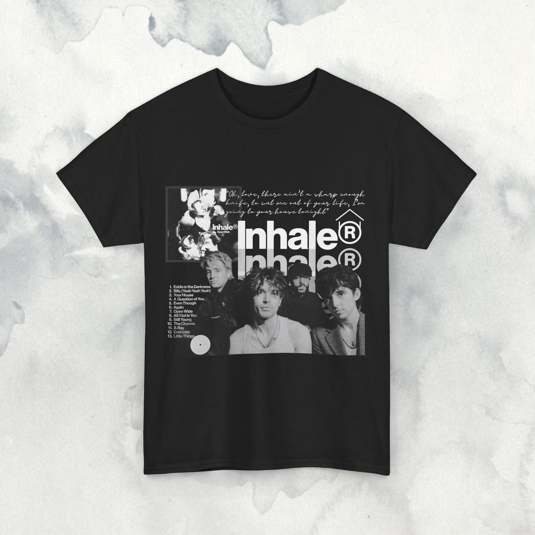 Open Wide '25 Tour Tee - White – Inhaler Official US Store