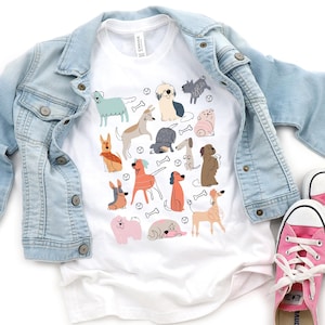 Dog Shirt for Kids | Youth Doggie Shirt | Cute Puppy Shirts | Dogs Lover Gift | Animal Lover Tee | Dog Breed Shirt | Kids Pet Owner Shirt