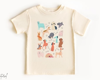 Dog Shirt for Kids | Toddler Doggie Shirt | Cute Puppy Shirts | Dogs Lover Gift | Animal Lover Tee | Dog Breed Shirt | Kids Pet Owner Shirt