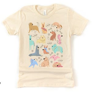 Dog Shirt for Kids | Woof Dog Shirt | Cute Puppy Shirts | Dogs Lover Gift | Animal Lover Tee | Dog Breed Shirt | Kids Pet Owner Shirt