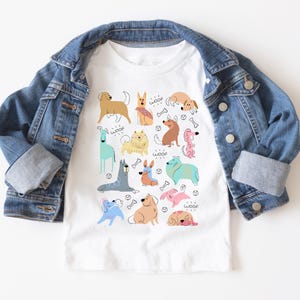 Dog Shirt for Kids | Toddler Doggie Shirt | Cute Puppy Shirts | Dogs Lover Gift | Animal Lover Tee | Dog Breed Shirt | Kids Pet Owner Shirt