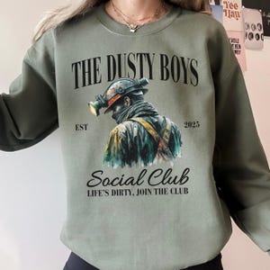 Funny Coal Miner Sweatshirt | Coal Mining Social Club | Coal Miner Gift | Support the Trades Sweatshirts | Underground Mining Crewneck