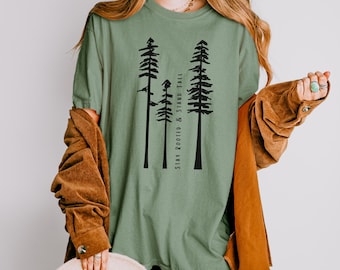 Hiking Shirt | Nature Shirts | Forest Tee | Camping Shirt | Outdoor Shirt | Pine Tree T-shirt | Adventure Tee | Mens Graphic Comfort Colors®