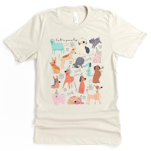 Party Dog Kids Shirt | Dogs Shirt for Kid | Youth Doggie Shirts | Dogs Lover Gift | Animal Lover Tee | Different Dog Breed Shirt