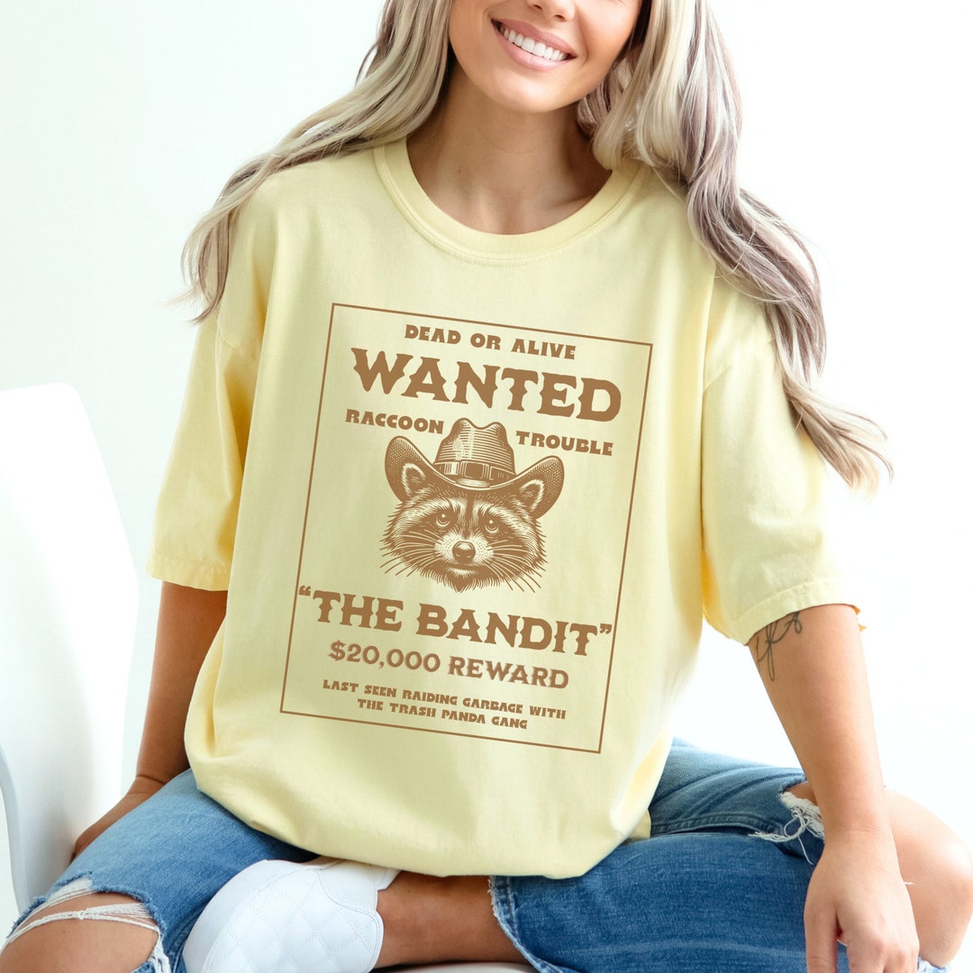 Western Raccoon Shirt, Cowboy Cowgirl Raccoon T-shirt, Trash Panda ...