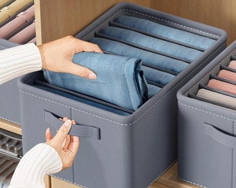 Hosen Lagerung, Shirt Aufbewahrungsbox, verdickte Fach Aufbewahrungsbox, bewegliche Kleiderschrank Organizer