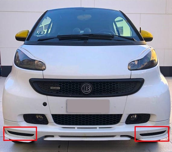 Smart Fortwo 451 Brabus - Front Spoiler Grille - Etsy Denmark