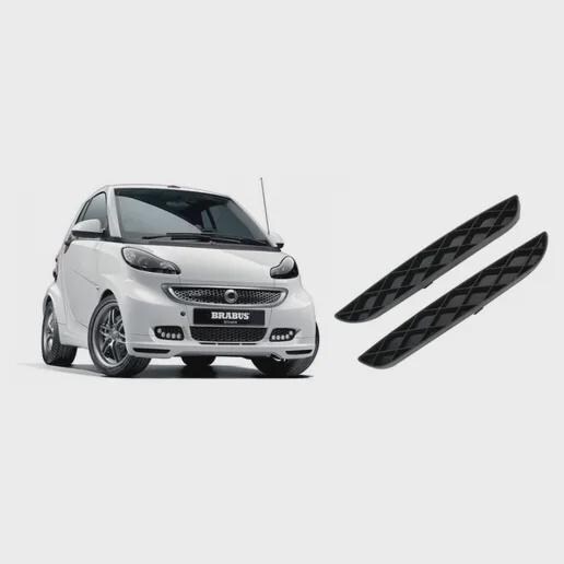 Smart Fortwo 451 Brabus - Front Spoiler Grille - Etsy Denmark