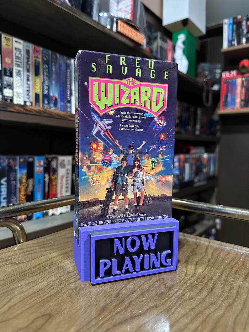 Retro VHS Display Stands | VHS Movie Stand | Horror Room Movie Displays ...