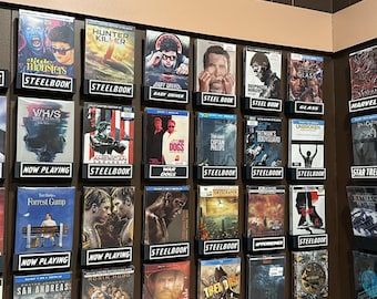 Blu-Ray Steelbook wall mount stand (pack of two)