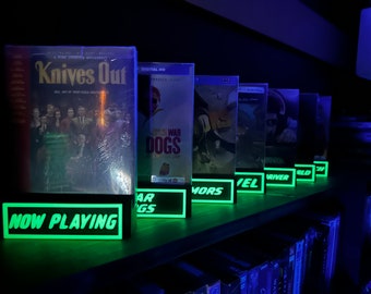 Glow in the dark steelbook movie stand with protector