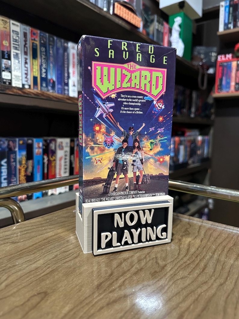 Retro VHS Display Stands | VHS Movie Stand | Horror Room Movie Displays ...