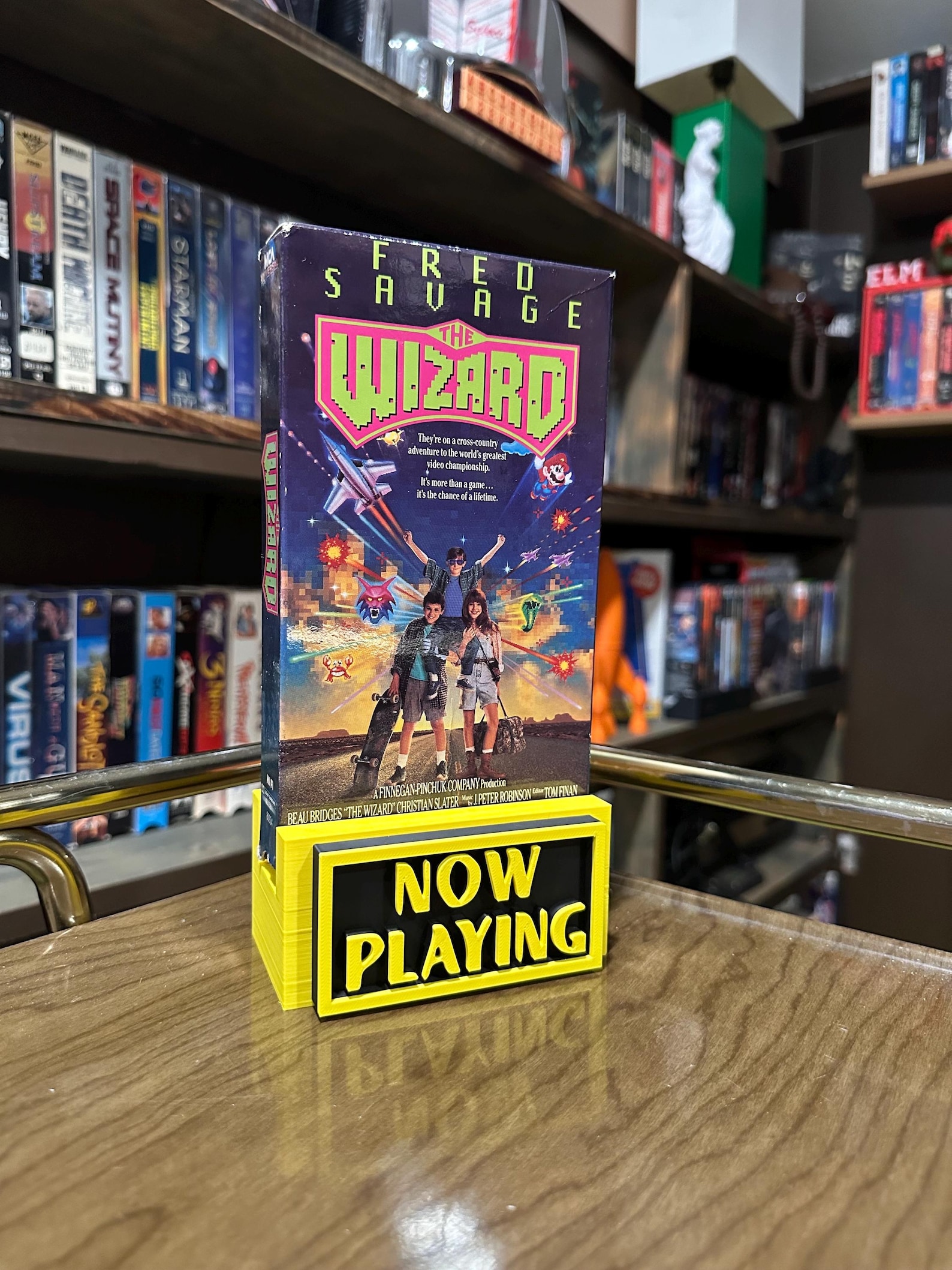Retro VHS Display Stands | VHS Movie Stand | Horror Room Movie Displays ...