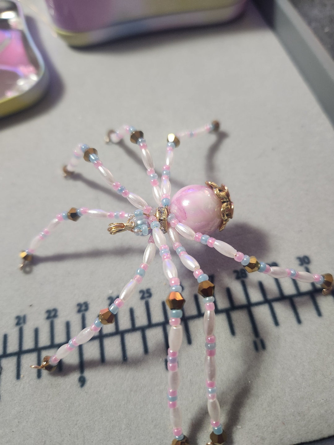 Prede Spider Trans Pride Spider Ornament Window Hanger Beaded - Etsy