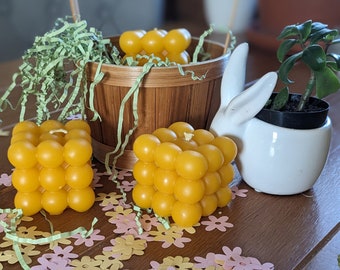 Cube Beeswax Candle