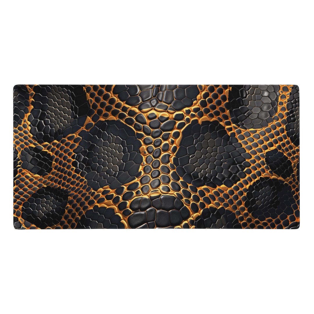 Python Snake Skin Pattern Desk Mat, Snake Skin, Unique Snake Pattern ...