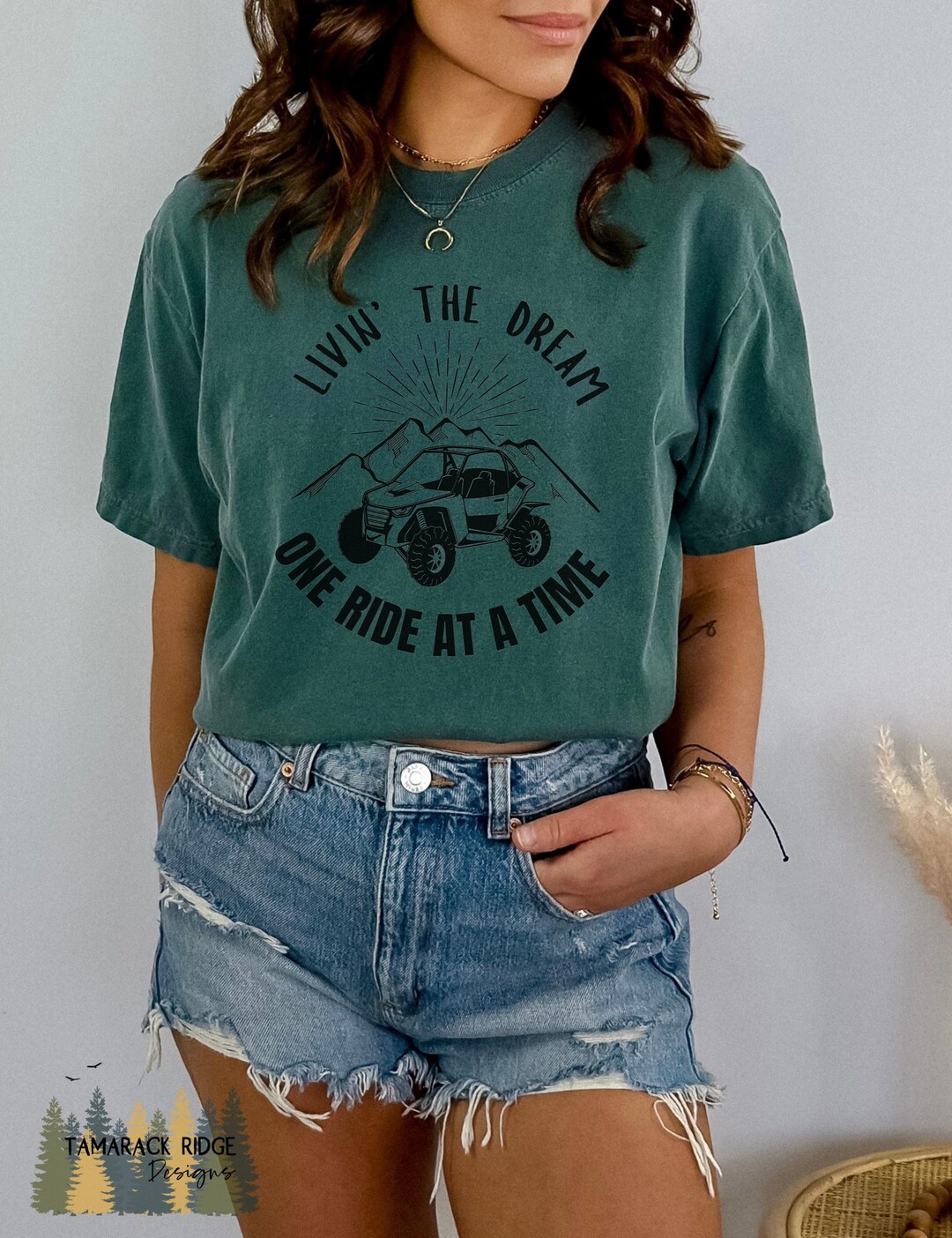 Muddin Shirt ATV off Road Tee Fourwheeler Girl Riding Quad UTV Shirt ...