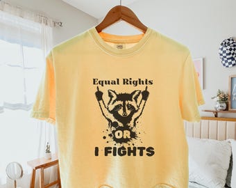 F the Patriarchy Tee Raccoon Shirt Roevember Eat the Rich Shirt Chucks and Pearls Activist Wear Female Rage Feral Shirt Fucking Feminist