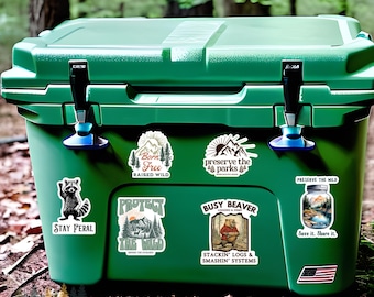 Adventure Sticker Bundle | Outdoor Vinyl Stickers | Camping Gift | Waterproof Nature Stickers | Adventure Decal Pack