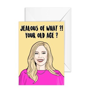 Sutton Stracke Birthday Card, The Real Housewives of Beverly Hills, A6 Greeting Card