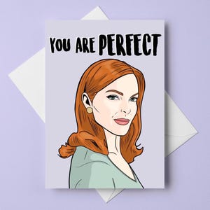 birthday card - bree van de kamp - "you are perfect" - A6 greeting card - customizable