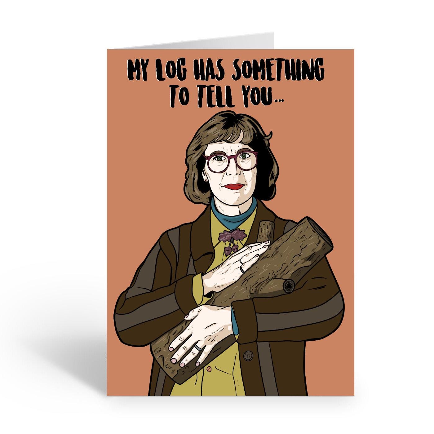 Birthday Card - Twin Peaks - Log Lady - 