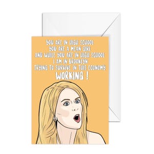Alex McCord "I Am In Brooklyn Trying to Survive In This Economy, WORKING !" Real Housewives of New York, A6 Greeting Card