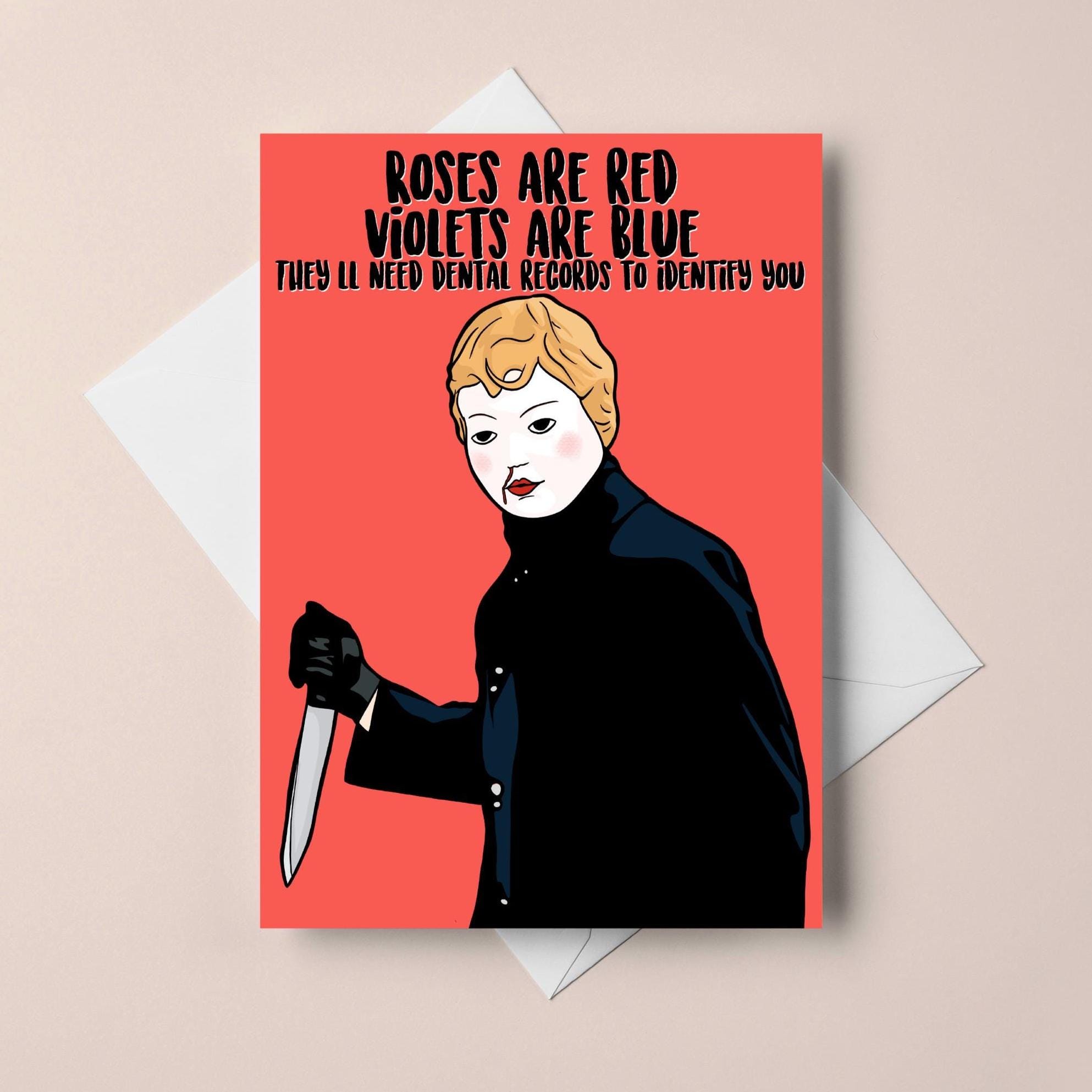 Valentine 2001 Slasher Film, Jeremy Melton, A6 Greeting Card, Valentine's Day