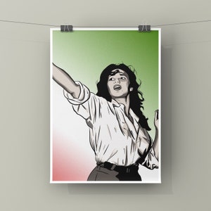 Stampa A4 - Djamila Bouhired, rivoluzionaria algerina