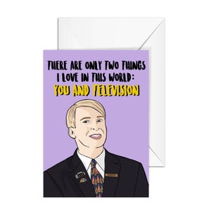 Kenneth Ellen Parcell Card, 30 Rock, A6 Birthday Card, Pop Culture Card for Best Friend, Boyfriend, Girlfriend