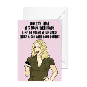 Jenna Maroney Birthday Card, 30 Rock, A6 Greeting Card